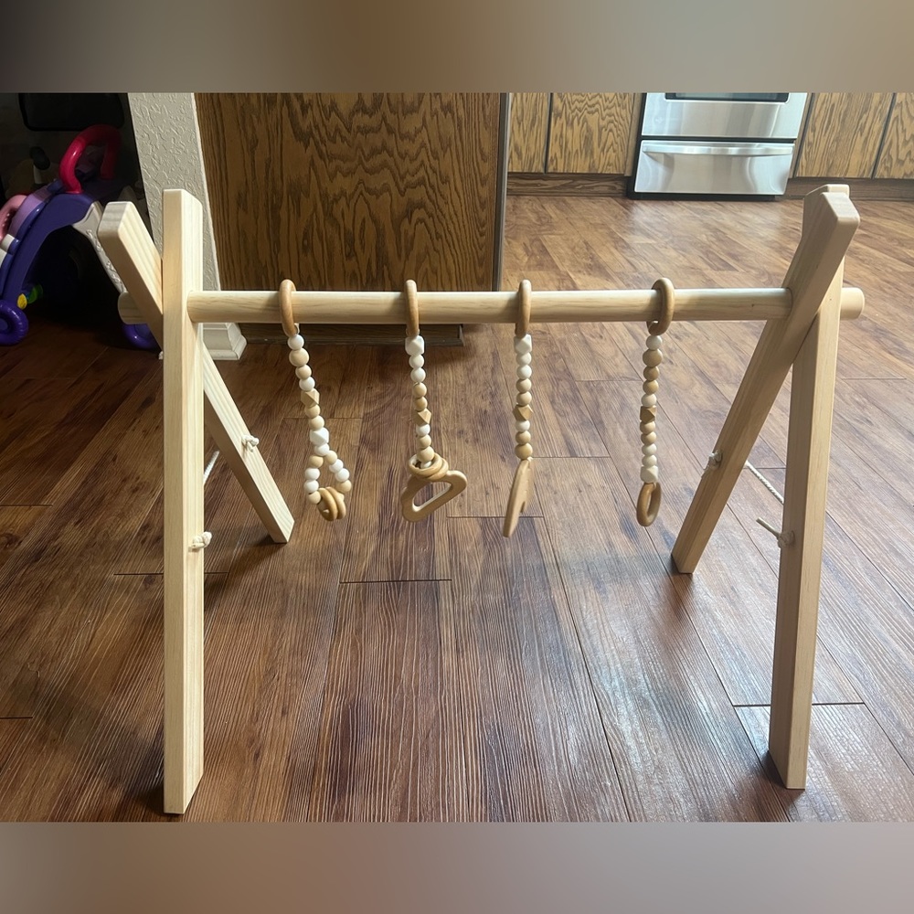 Poppyseed play Baby Wooden play gym